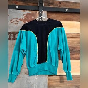 Vintage Crewneck Velour Top